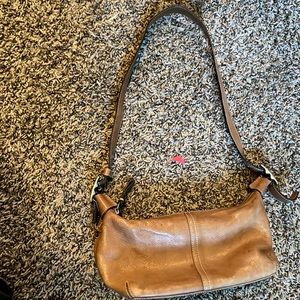vintage brown coach bag